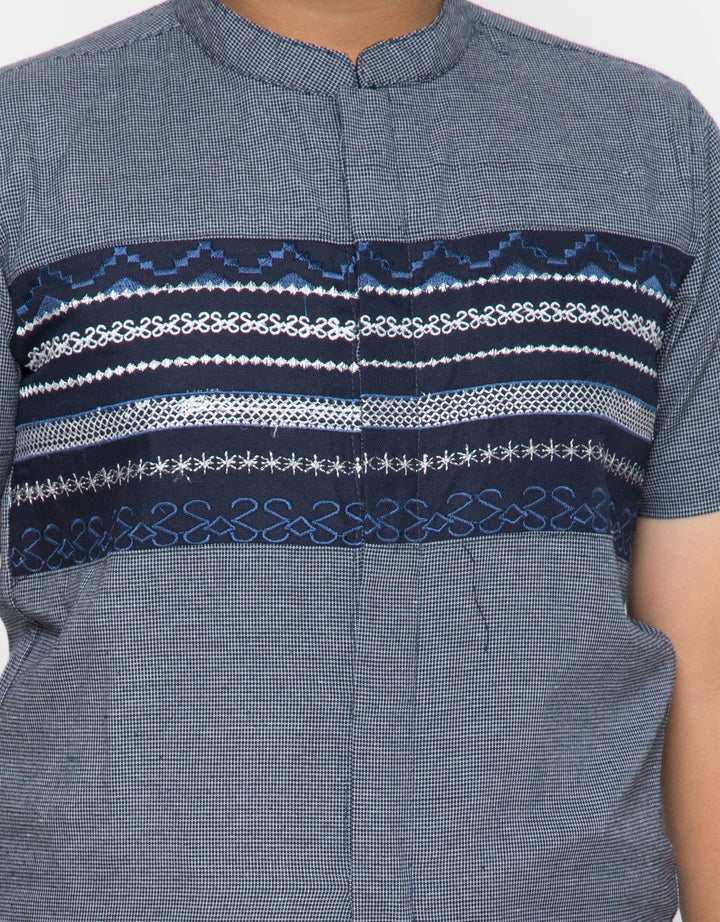 SS SMALL CHECK EMBROIDERY