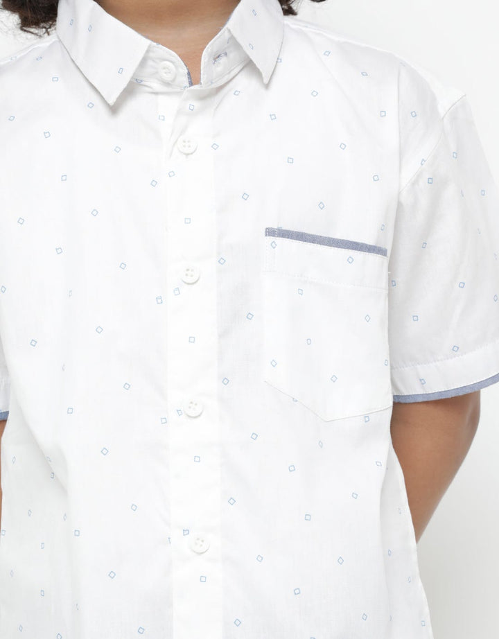 SS POPLIN GEOMETRY D