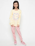 Nevada Flower Statement Kaos Anak Perempuan