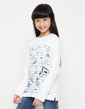 LS TOP KNIT PRT DOOD