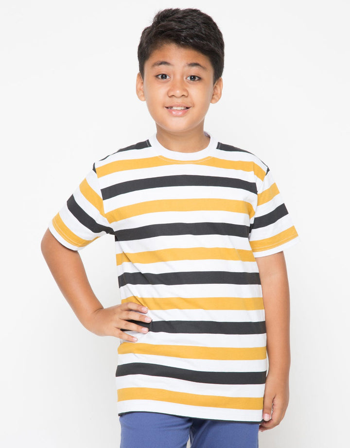SS STRIPE MUSTARD