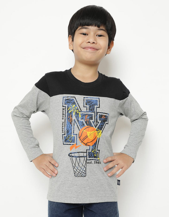 Rodeo Junior Boy NY Basket Ball T-Shirt