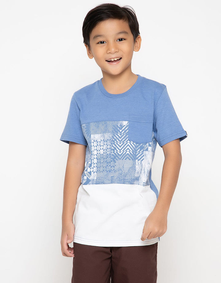 SHARKS KIDZ Tshirt Aksen Print Abstrak