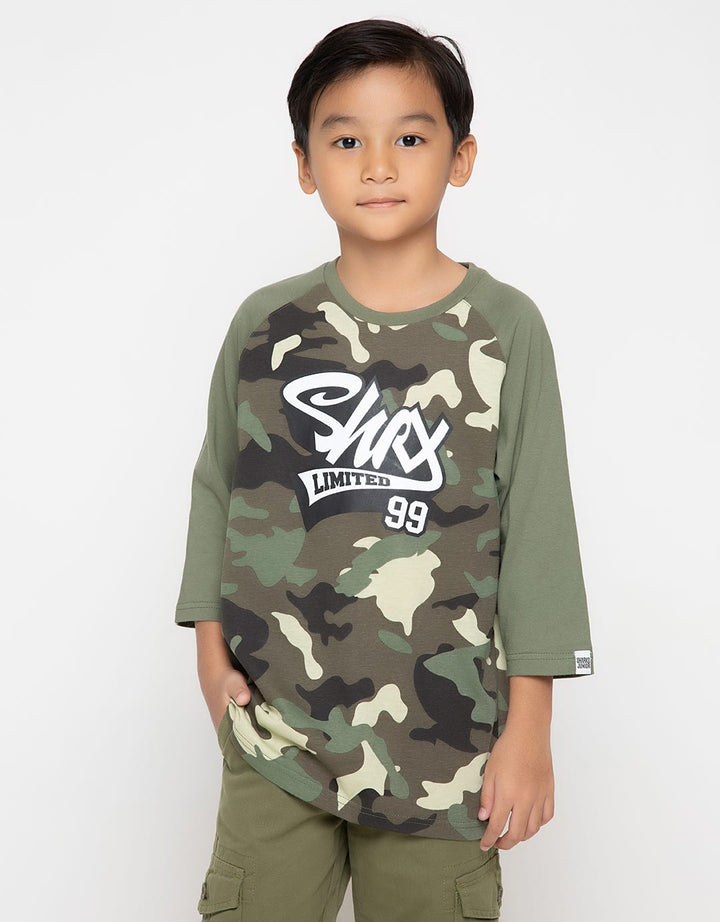 SHARKS KIDZ Tshirt Print Camouflage Series