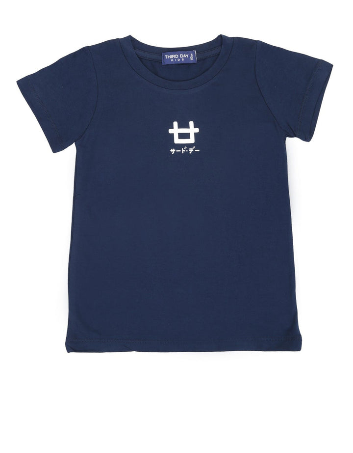 Third Day Co T-shirt Detail Print Logo & Katakana