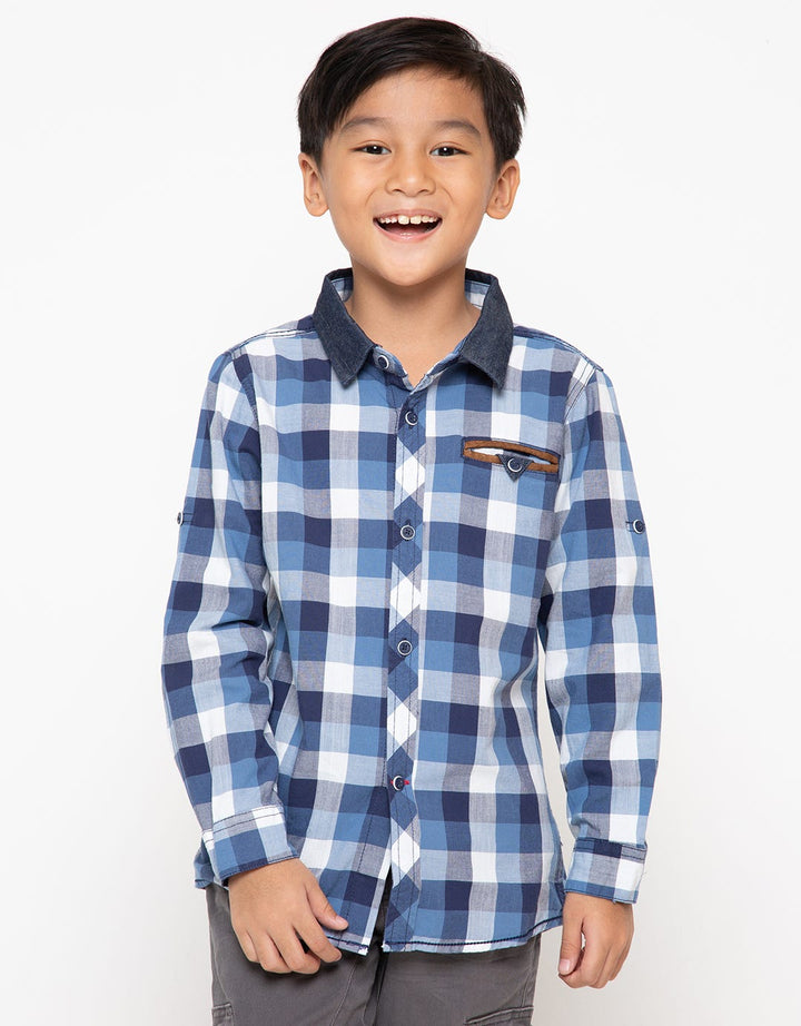 Twist Kids Long Sleeve Shirt PJ 2685 Check