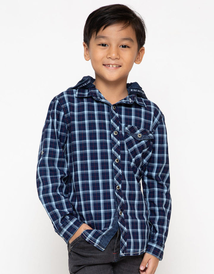 Twist Kids Kemeja Lengan Panjang PJ 2705 Kotak Play