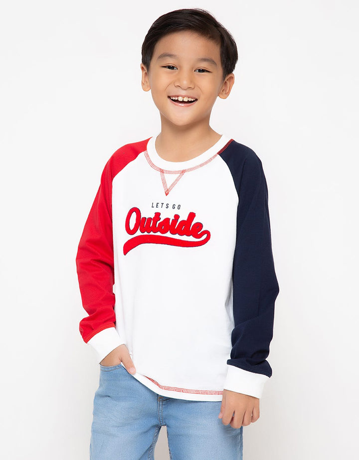 Twist Kids Tshirt Outside Raglan Panjang  1199