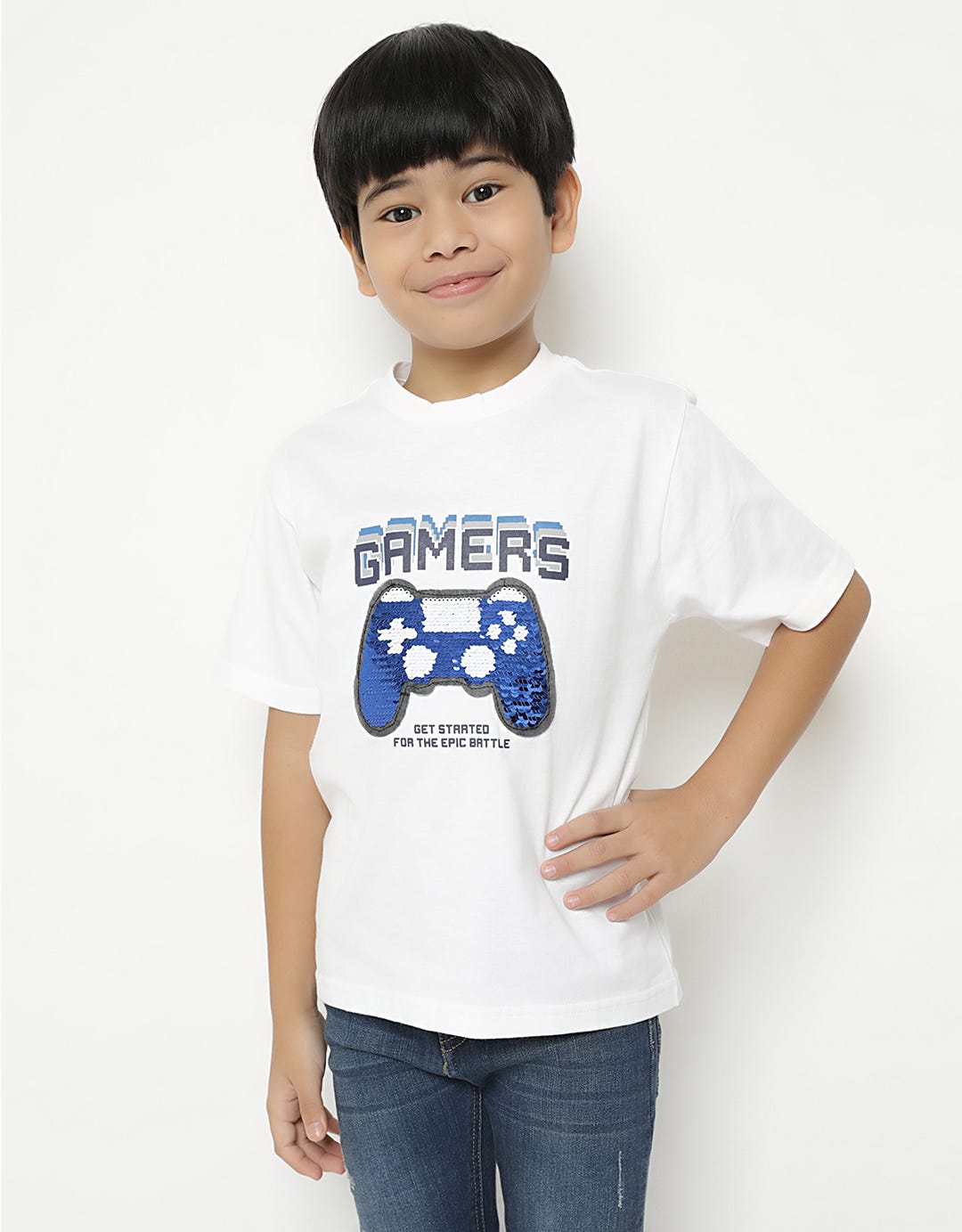 Twist Kids T-Shirt Oblong Sequin