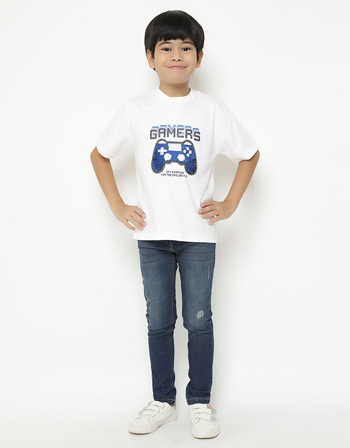 Twist Kids T-Shirt Oblong Sequin