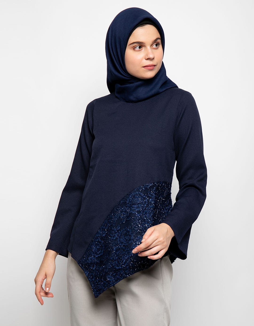 Azzar Avah Assymetrical Blouse
