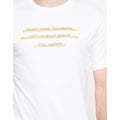 Details of the Men's Don't Think Too Much Printed T-Shirt