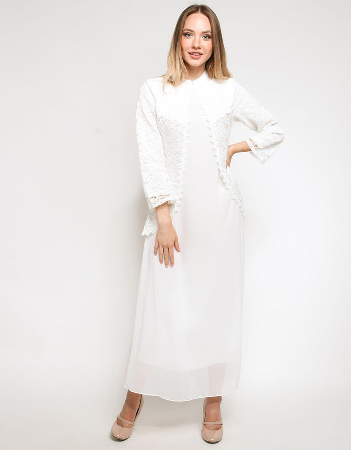 Puricia Gamis Aksen Floral Lace