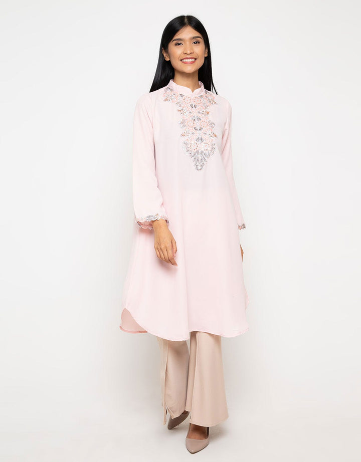 L/S TUNIC SOLID W EM