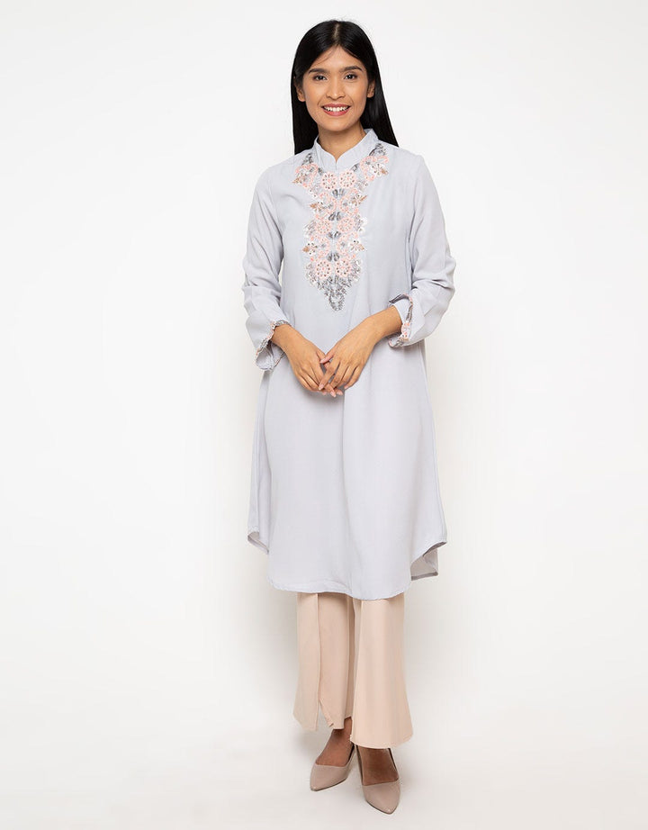 L/S TUNIC SOLID W EM