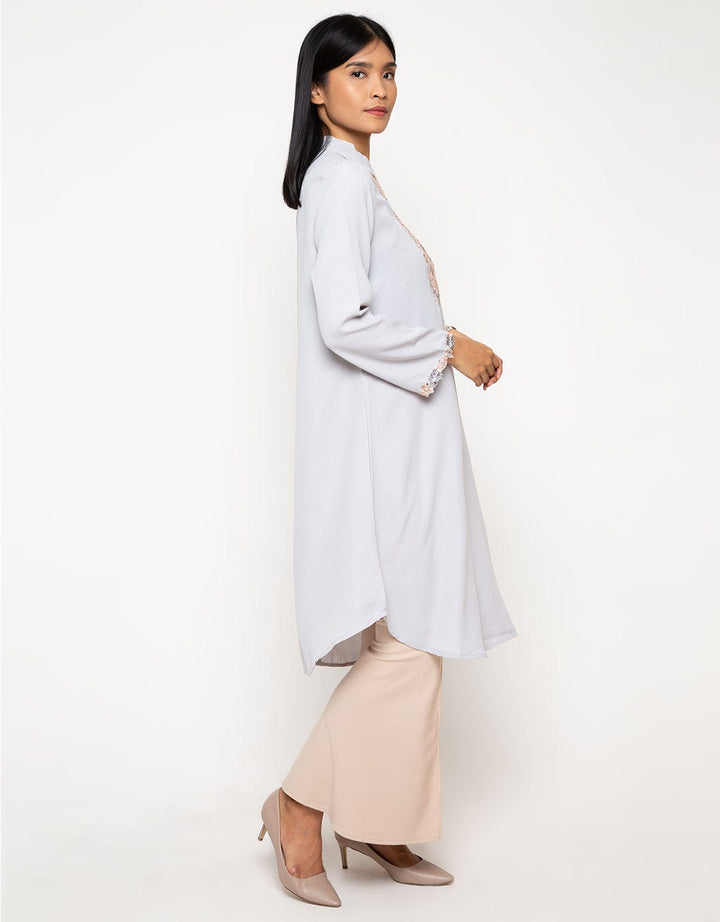 L/S TUNIC SOLID W EM