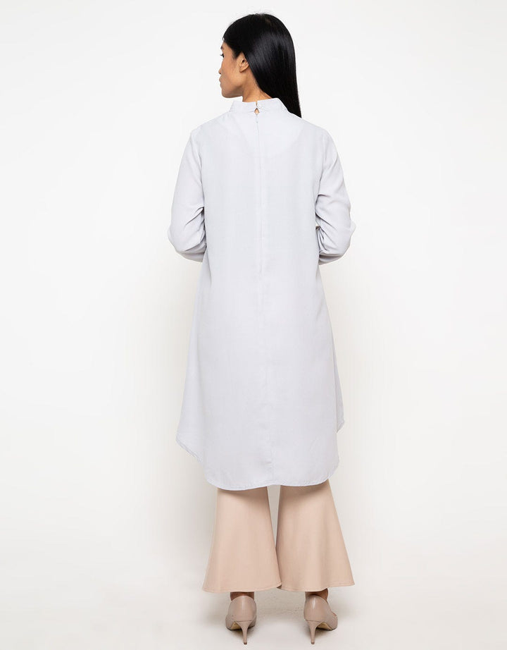L/S TUNIC SOLID W EM