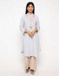 L/S TUNIC SOLID W EM