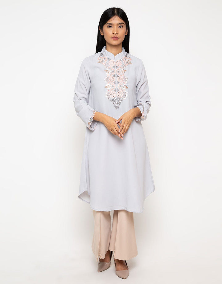 L/S TUNIC SOLID W EM