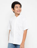 Pingu Kids Baju Koko Katun Printing Lengan Pendek