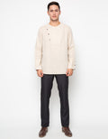 Edition Baju Koko Muslim Long Sleeve Woven Tunic