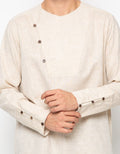 Edition Baju Koko Muslim Long Sleeve Woven Tunic