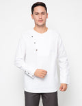 Edition Baju Koko Muslim Long Sleeve Woven Tunic