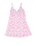Cynthia Dress Sifon Motif Flower Small Short Stand