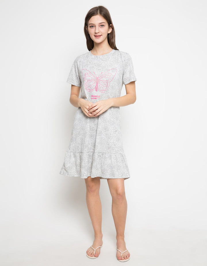 GLITTER FLOWER DRESS