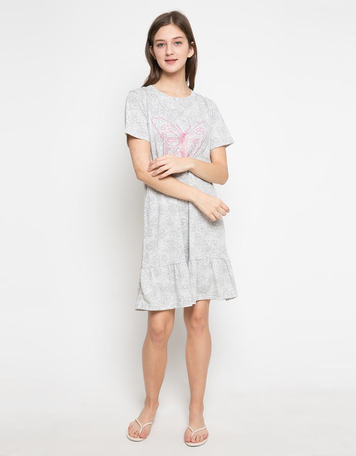 GLITTER FLOWER DRESS