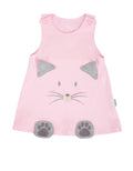 Baby Cat Sleeveless Banana Dress