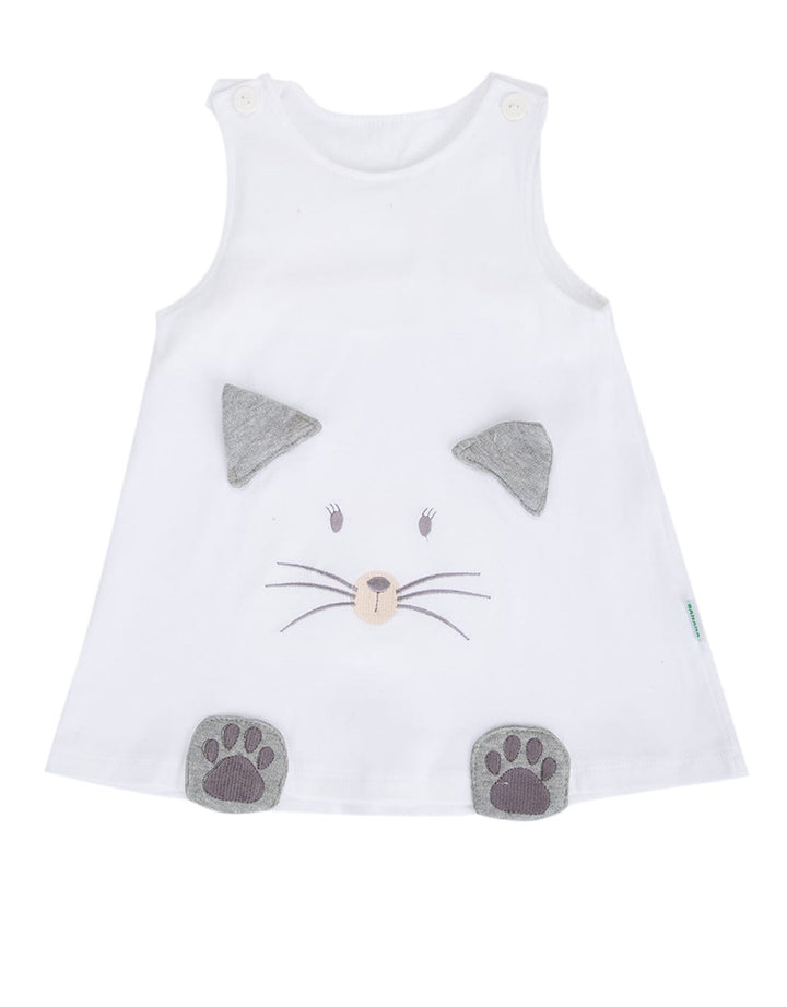 Baby Cat Sleeveless Banana Dress