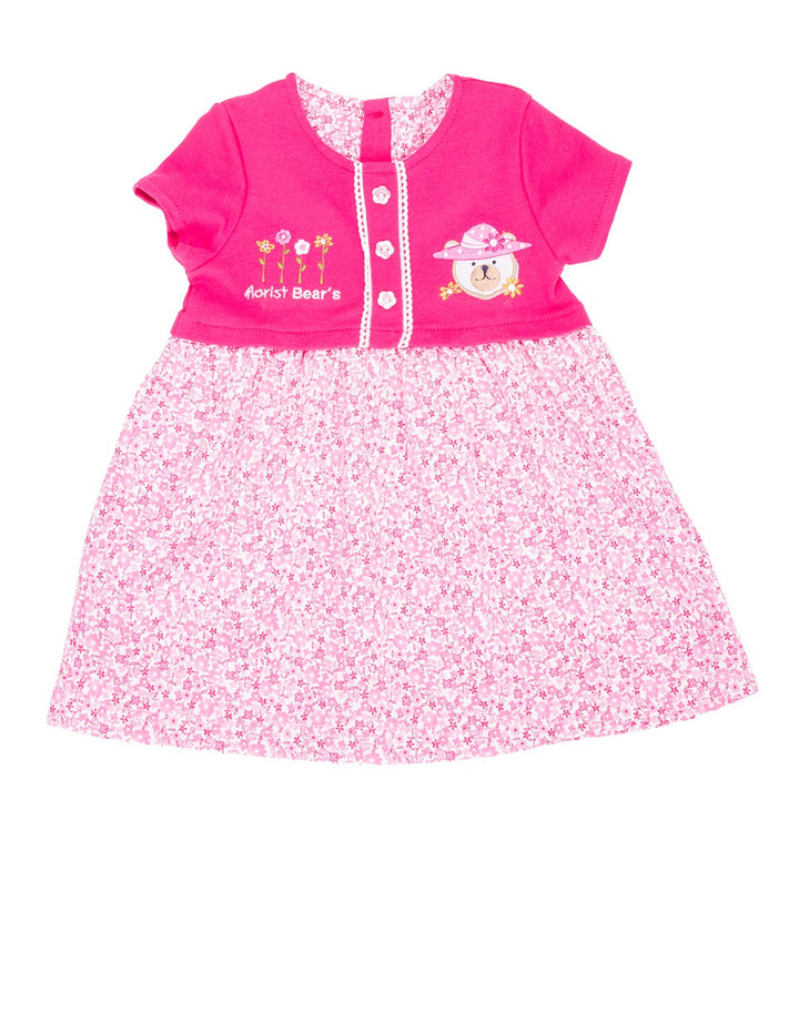 Banana Floral Dress for Baby Girl