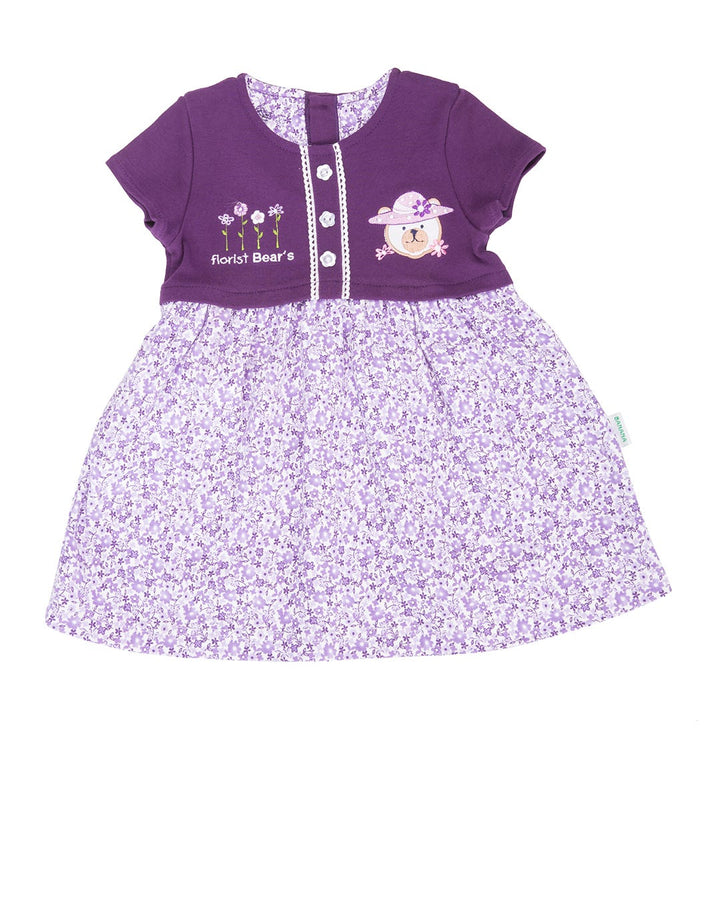 Banana Floral Dress for Baby Girl