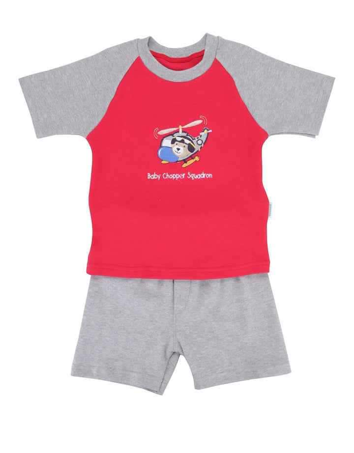 Banana Hellicopter Boys Raglan Set