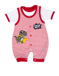 Banana Jumper Setelan Bayi Garis Dino Super Rex
