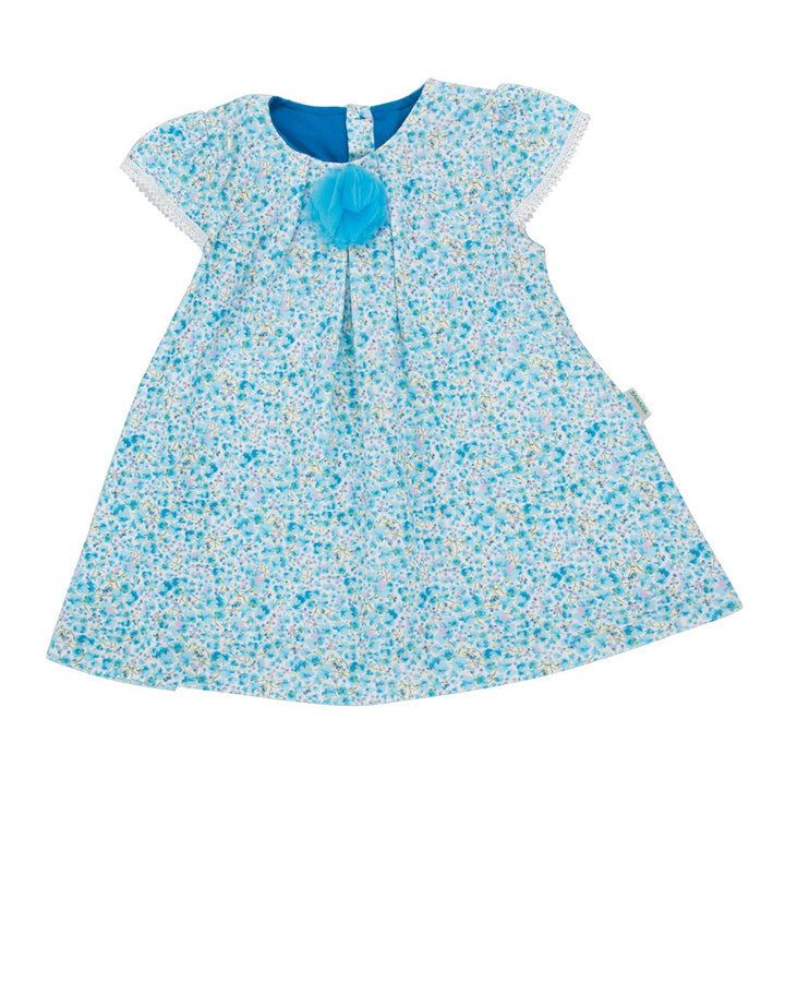 Banana Kids Floral Dress With Lace