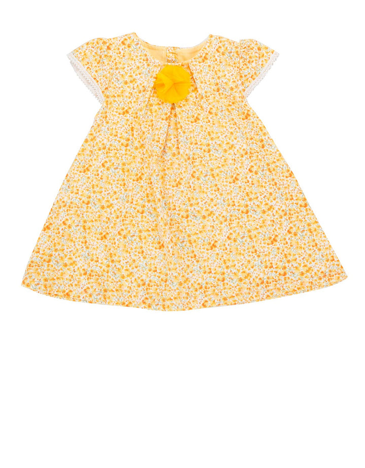 Banana Kids Floral Dress With Lace