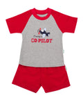 Banana Kids Co Pilot Shirt Set