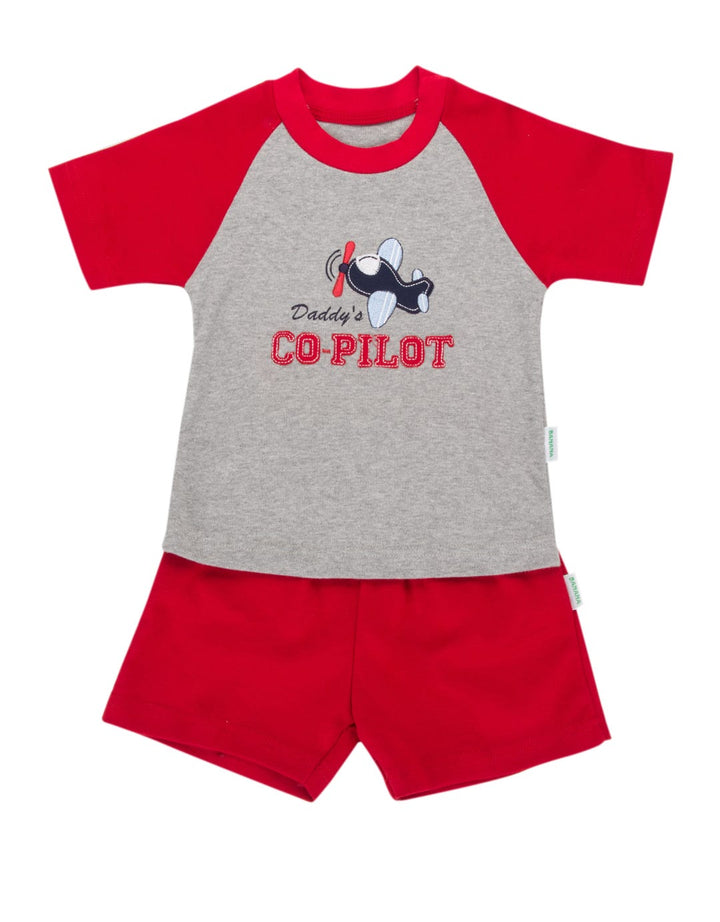 Banana Kids Co Pilot Shirt Set