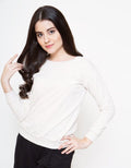 Nevada Basic Plain Casual Sweater Women