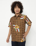 Arjuna Weda Hem Batik Anak Tikar Kupu