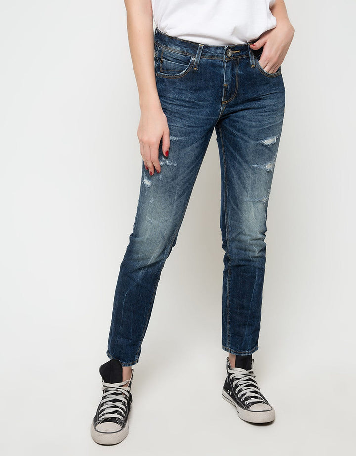Logo Jeans Celana Panjang Boyfriend 74 Series