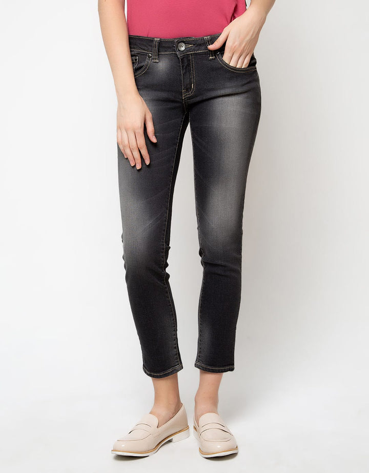 Logo Jeans Long Pants Handmade S-32
