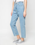 MKY Clothing Boyfriend Jeans in Light Blue