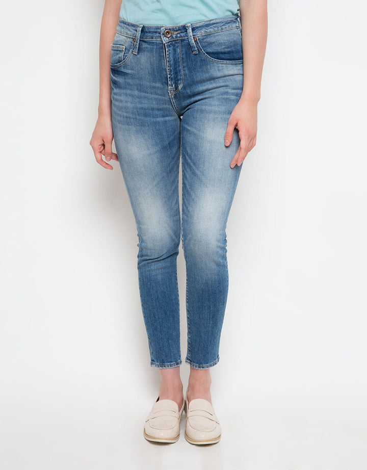 TRISET Celana Jeans Aksen Washed
