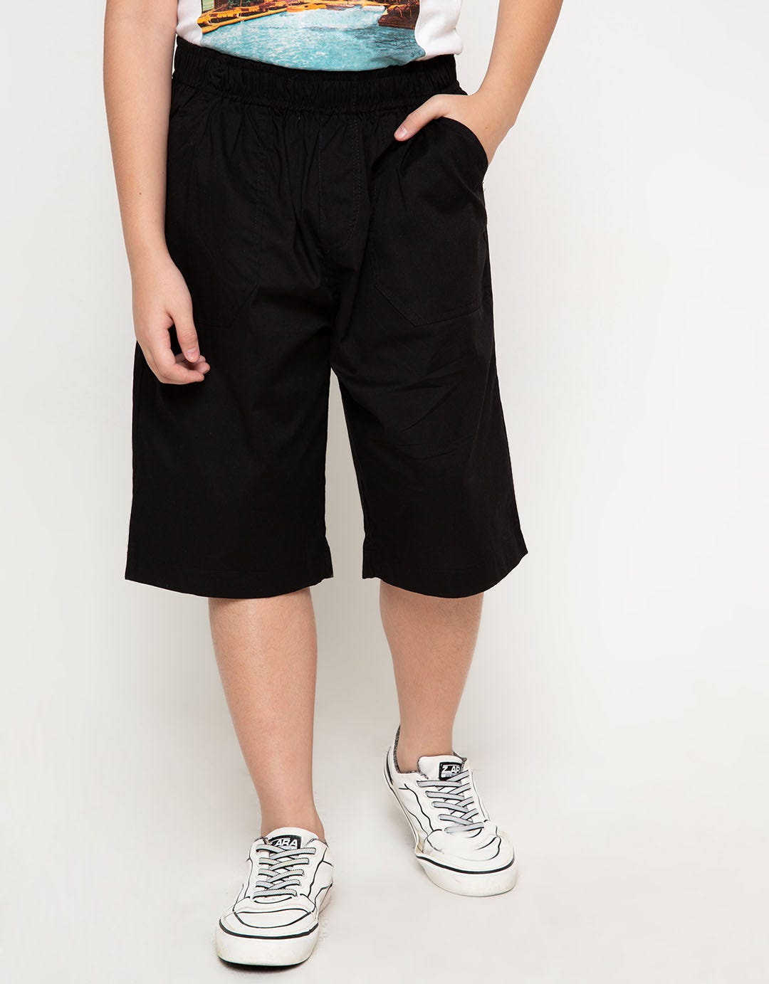Aero Crop Pant Woven Regular Pocket Boys