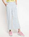 WOVEN BUTTON CULOT