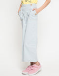 WOVEN BUTTON CULOT