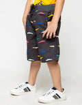 CROP WOVEN PRINT SHA